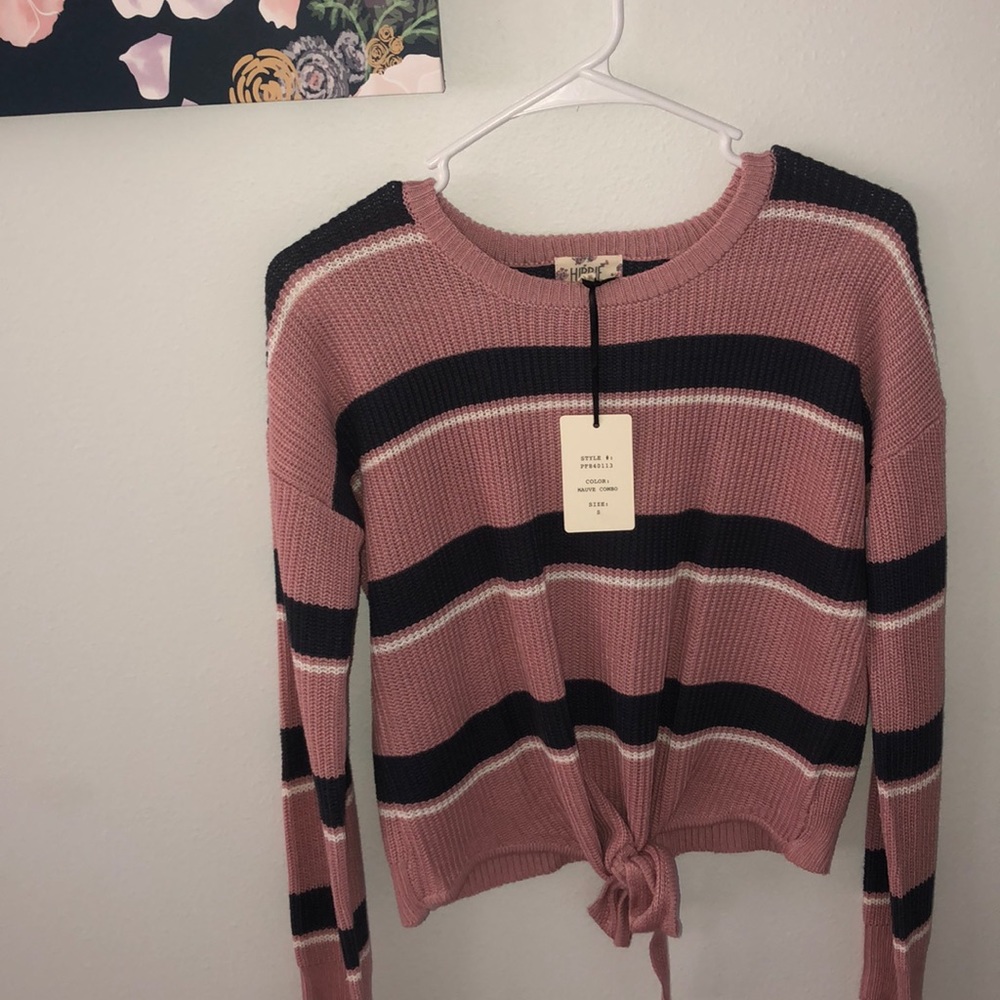 New striped sweater